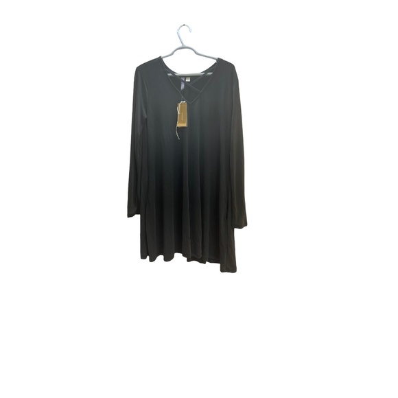 Alya long sleeve v-neck tunic/ short dress NWT sz M - Picture 1 of 4